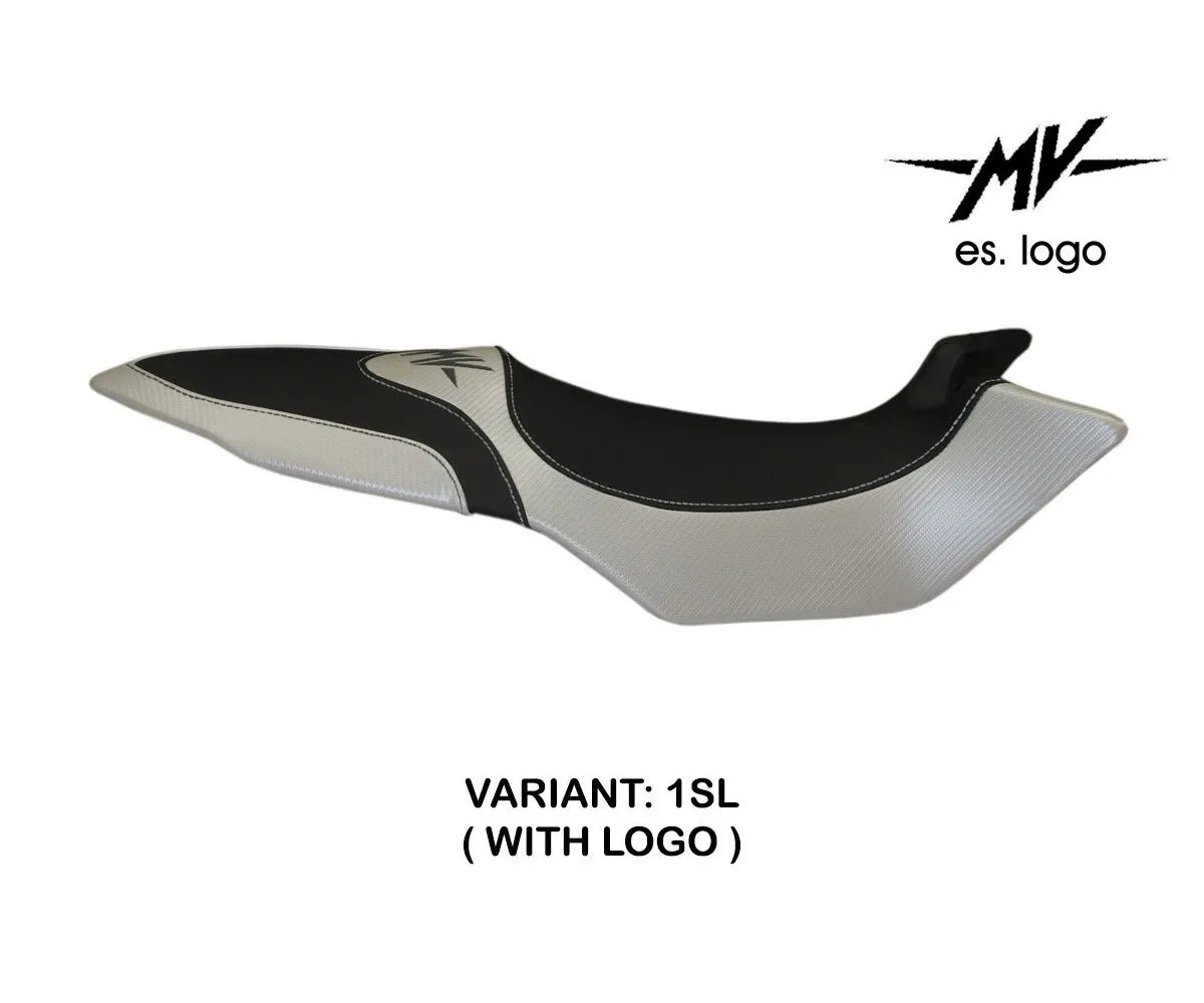 Rivestimento Sella Biella 2 Argento (sl) T.i. Per Mv Agusta Brutale 800 2012 > 2015-MVB85B2-1SL-1-279275