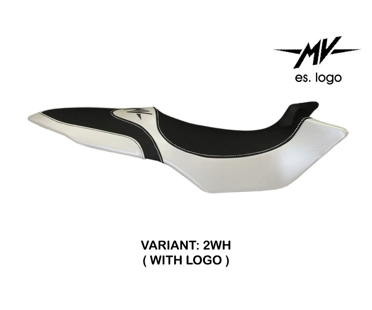 Rivestimento Sella Biella 2 Bianco (wh) T.i. Per Mv Agusta Brutale 800 2012 > 2015-MVB85B2-2WH-1-279277
