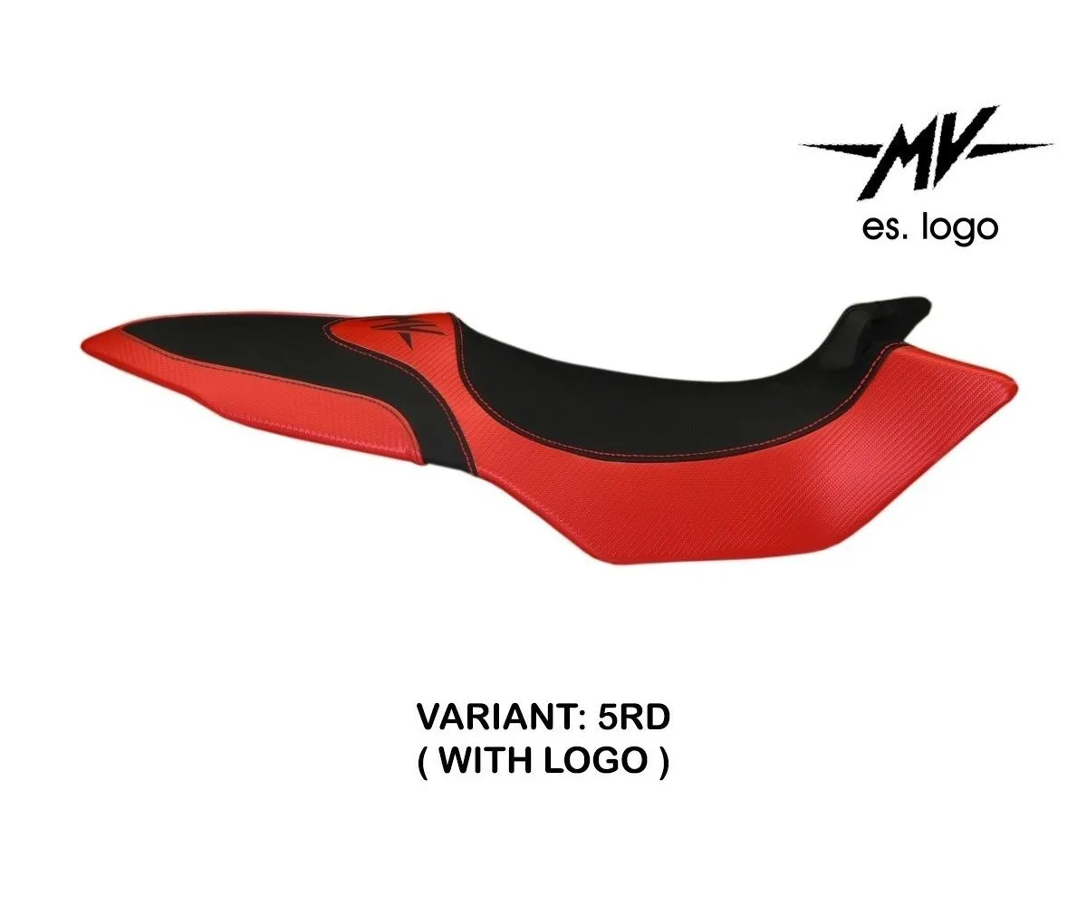 Rivestimento Sella Biella 2 Rosso (rd) T.i. Per Mv Agusta Brutale 800 2012 > 2015-MVB85B2-5RD-1-279279