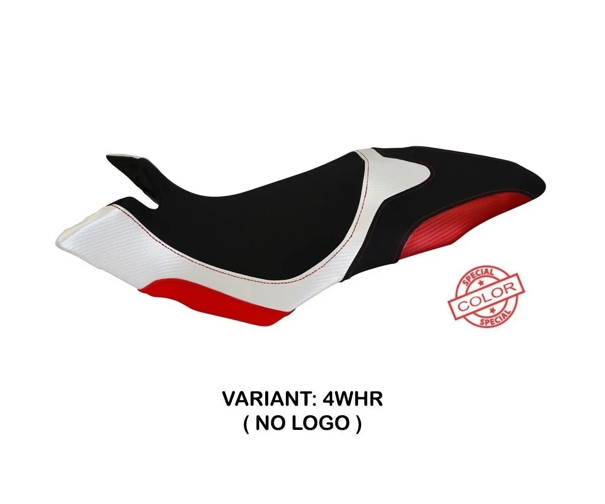 Rivestimento Sella Aosta Special Color Bianco - Rosso (whr) T.i. Per Mv Agusta Dragster 800 2014 > 2018-MVB8DASC-4WHR-3-279394