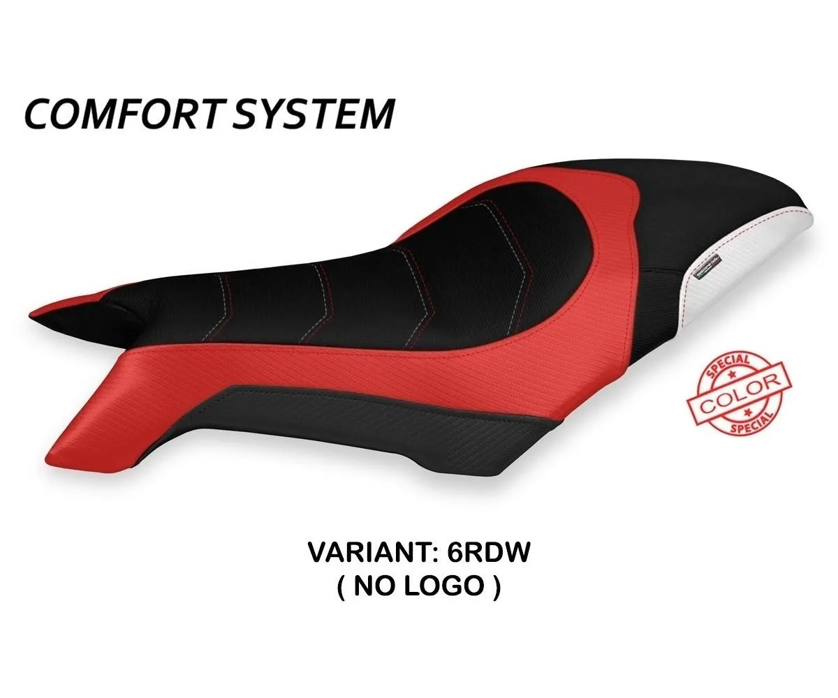 Rivestimento Sella Dobrica Special Color Comfort System Rosso - Bianco (rdw) T.i. Per Mv Agusta Dragster 800 2019 > 2022-MVD8DS-6RDW-2-279462