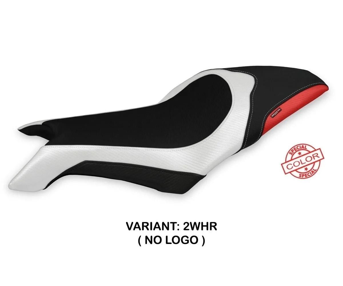 Rivestimento Sella Lapovo Special Color Bianco - Rosso (whr) T.i. Per Mv Agusta Dragster 800 2019 > 2022-MVD8LS-2WHR-2-279438