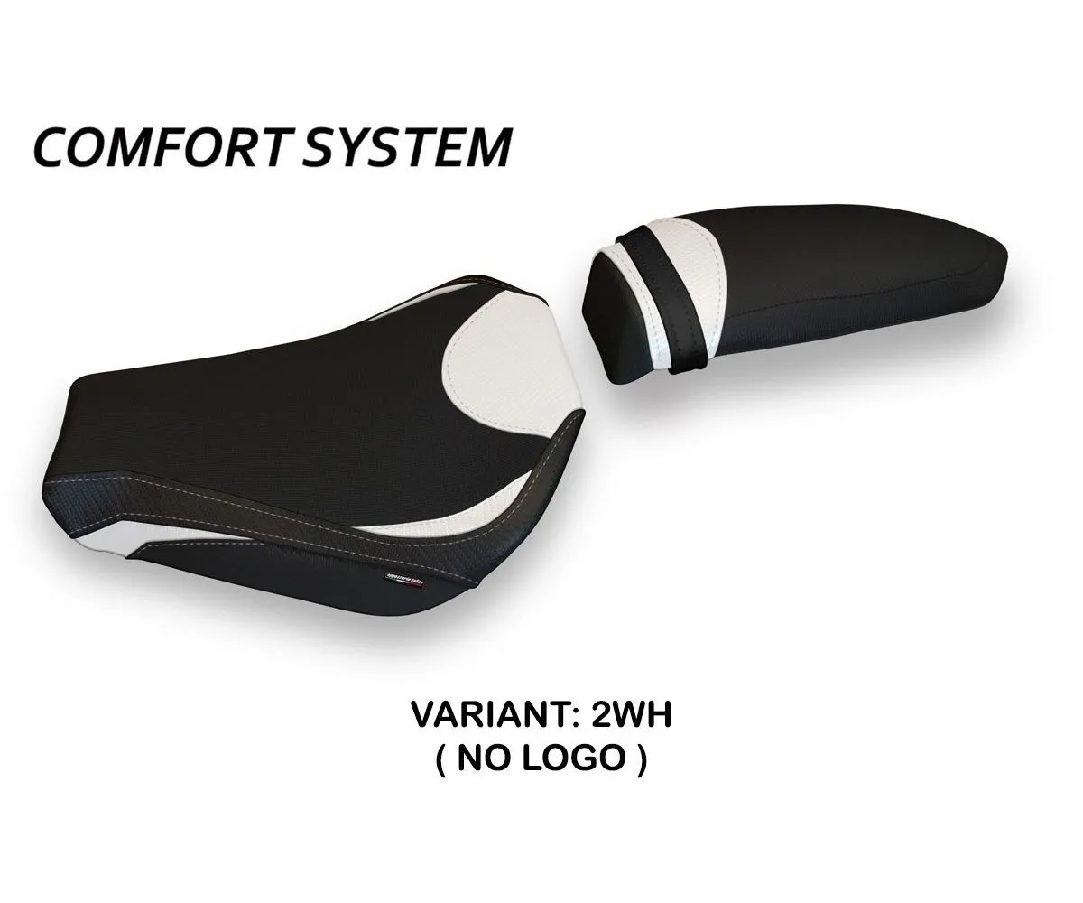 Rivestimento Sella Zara 1 Comfort System Bianco (wh) T.i. Per Mv Agusta F3 2012 > 2022-MVF3Z1-2WH-3-279488