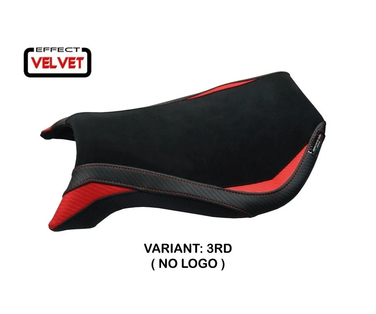 Rivestimento Sella Natori Velvet Rosso (rd) T.i. Per Mv Agusta F4 1999 > 2009-MVF99NV-3RD-2-279597