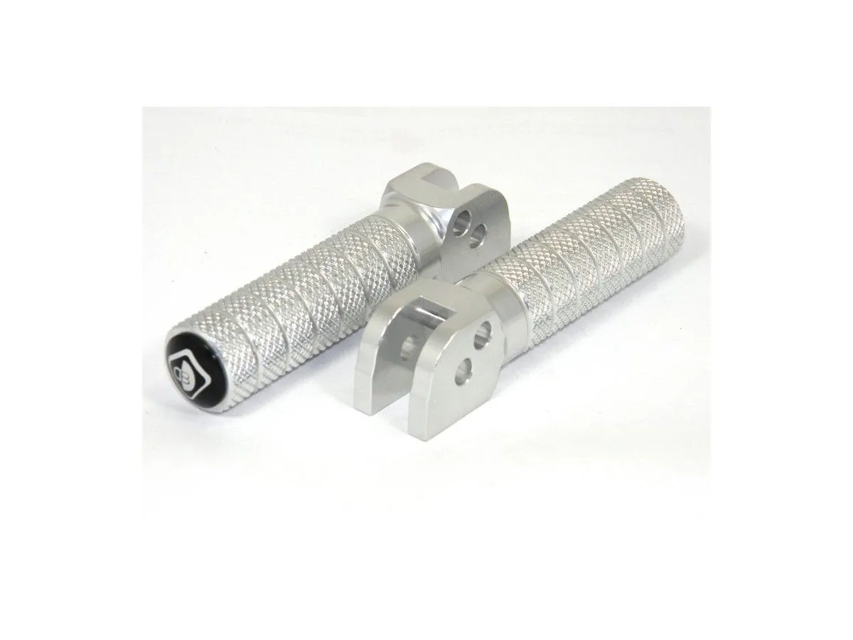 Pedali Passeggero Regolabili Ducabike Dbk Ppdvp07e Silver Per Ducati Multistrada V4 1158 2021 > 2024-PPDVP07E-283431