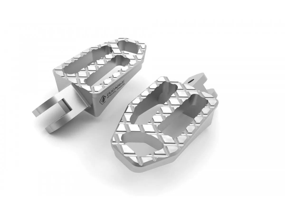Pedali Passeggero Ducabike Dbk Ppdvp09e Silver Per Ducati Multistrada V4 1158 2021 > 2024-PPDVP09E-283455