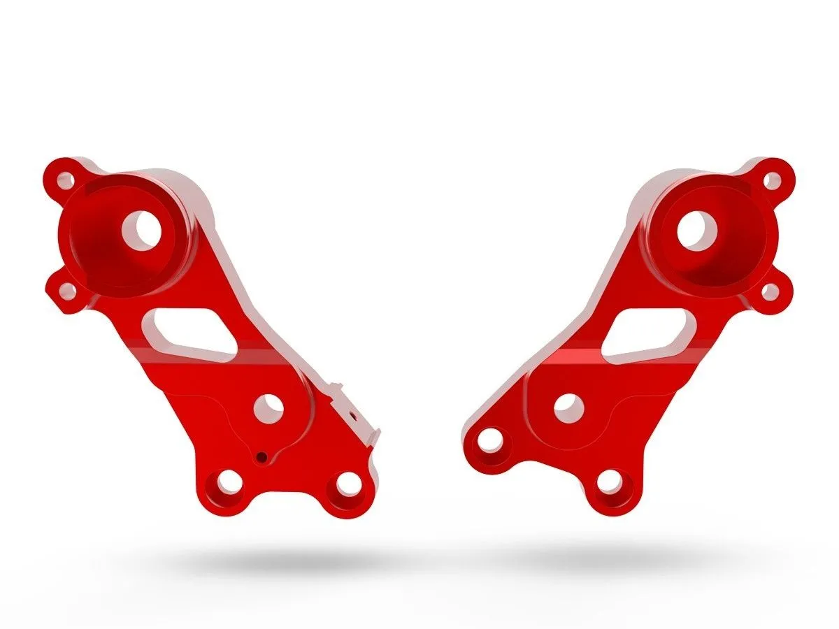 Pedane Ducabike Dbk Prscra02a Rosso Per Ducati Scrambler Cafe Racer 800 2019 > 2020-PRSCRA02A-282893