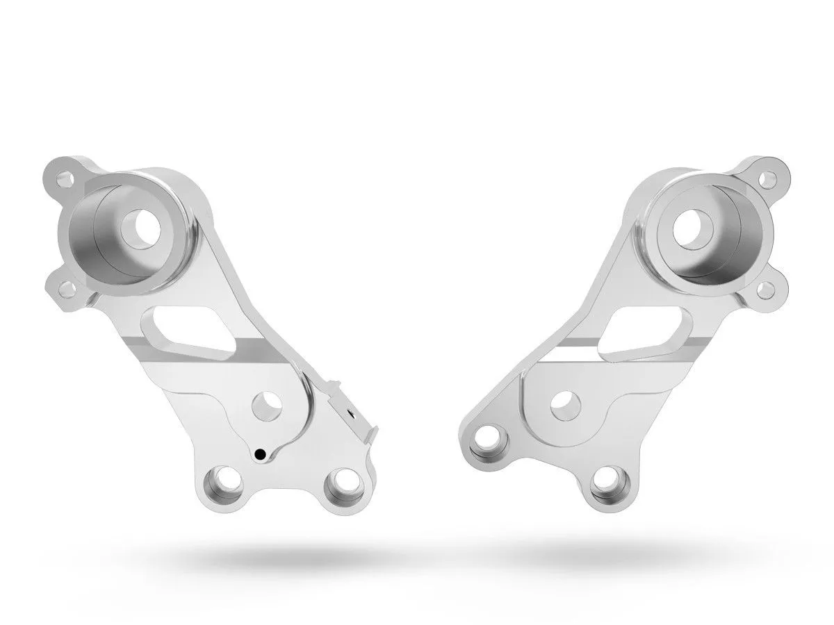 Pedane Ducabike Dbk Prscra02e Silver Per Ducati Scrambler Icon 800 2019 > 2020-PRSCRA02E-282891