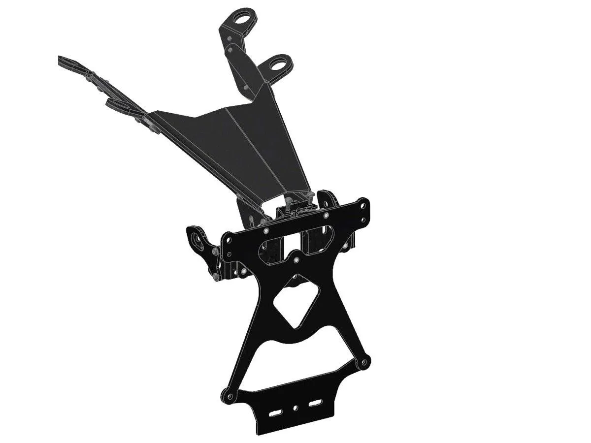 Portatarga Regolabile Ducabike Dbk Prt04 Per Ducati Monster 1200 2014 > 2016-PRT04-283658