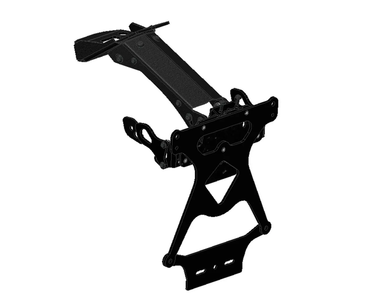 Portatarga Regolabile Ducabike Dbk Prt12 Per Ducati Streetfighter V4/s 2020 > 2022-PRT12-283657