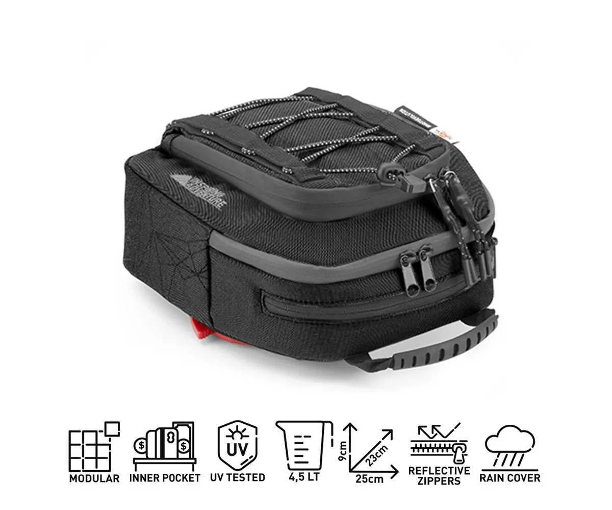 Borsello Da Serb.tanklock 4,5lt Nero Copertin Ra320igbku+bf04k Kappa+flangia Kawasaki Versys1000 2012 > 2018-RA320IGBKU--BF04K-284333