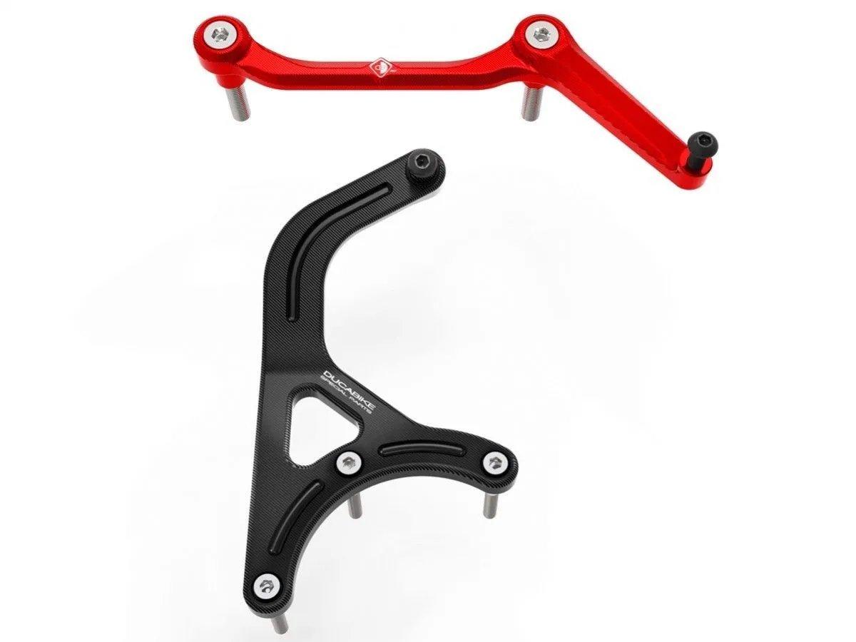 Supporto Ammortizzatore Di Sterzo Ducabike Dbk Sas16a Nero-rosso Per Ducati Multistrada V4/s 2021 > 2024-SAS16A-283732