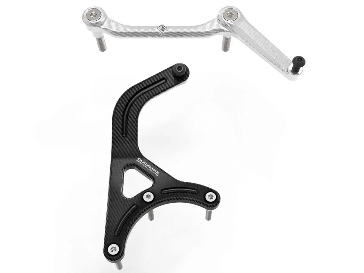 Supporto Ammortizzatore Di Sterzo Ducabike Dbk Sas16e Nero-silver Per Ducati Multistrada V4/s 2021 > 2024-SAS16E-283731
