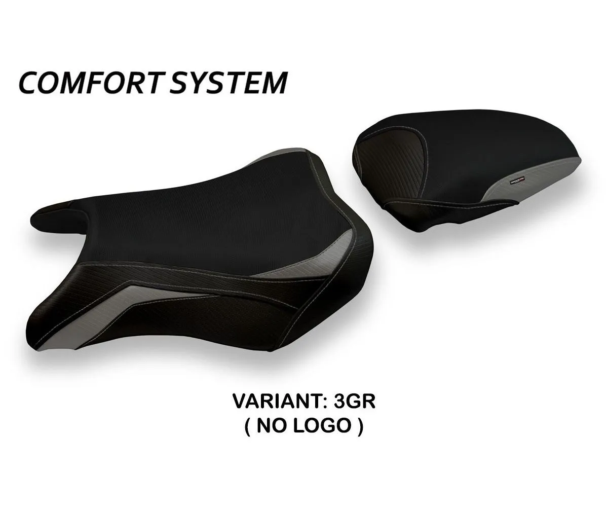 Rivestimento Sella Hokota 1 Comfort System Grigio (gr) T.i. Per Suzuki Gsx S 750 2017 > 2021-SG7SH1-3GR-2-280203