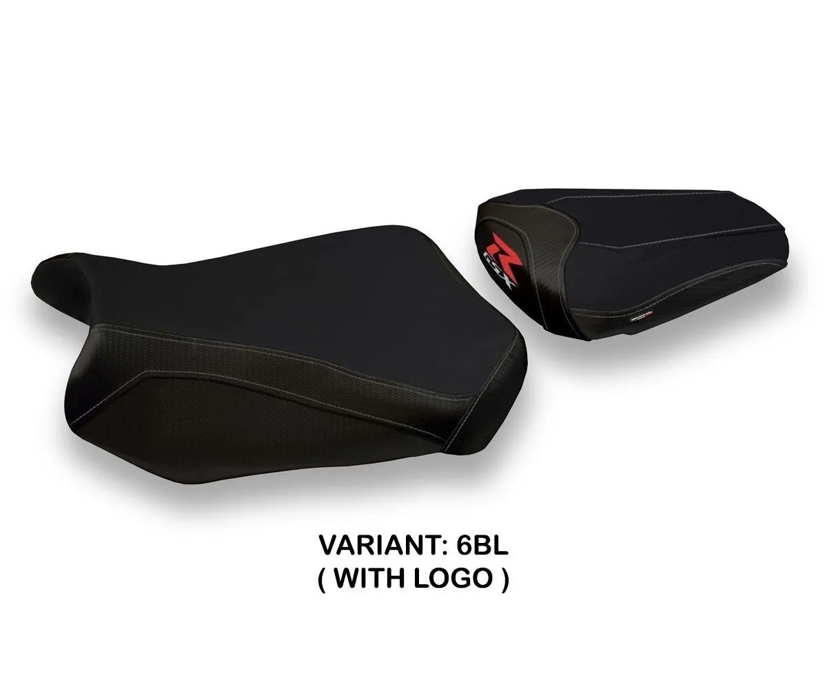 Rivestimento Sella Manila 2 Nero (bl) T.i. Per Suzuki Gsx R 750 2011 > 2020-SGSXRM2-6BL-1-280066