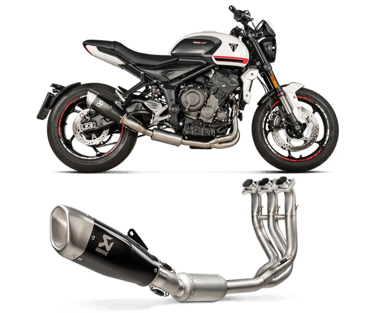 Scarico Completo Akrapovic Racing Line Titanio Triumph Trident 660 2021 > 2024-S-T6R1-CQTBL-287577