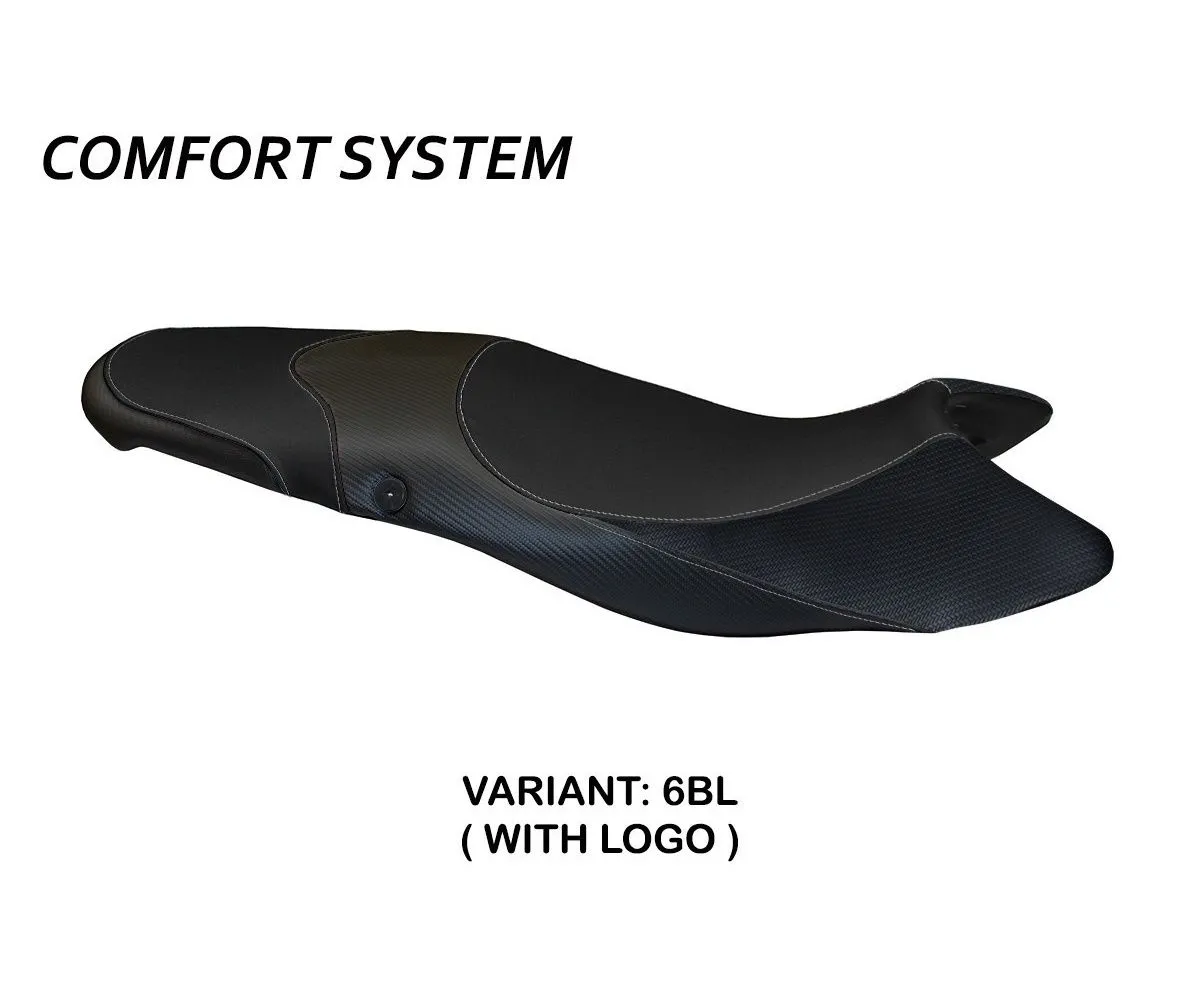 Rivestimento Sella Morris 1 Comfort System Nero (bl) T.i. Per Triumph Street Triple 2007 > 2012-TSTM1C-6BL-2-280431