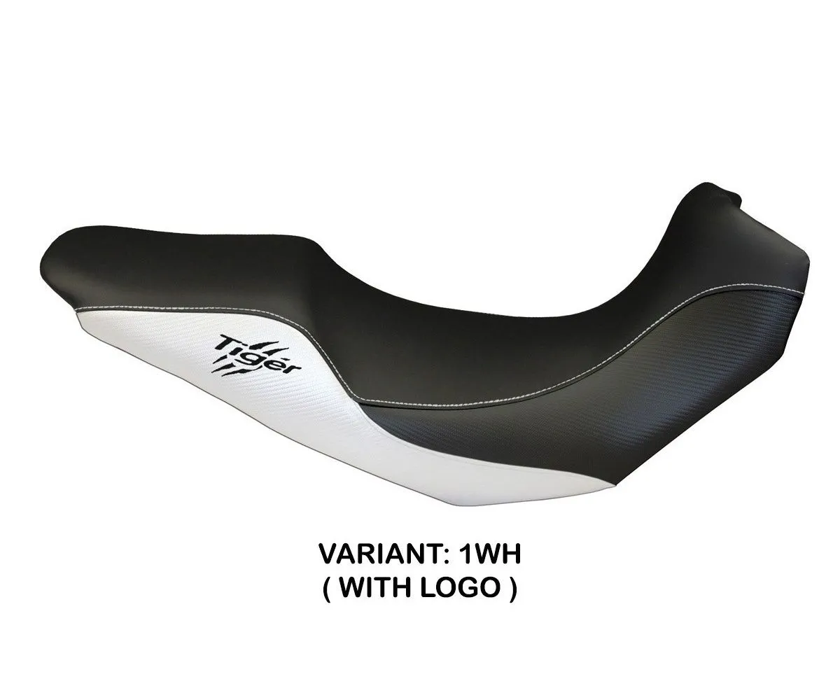 Rivestimento Sella Avellino 2 Bianco (wh) T.i. Per Triumph Tiger 1050 2007 > 2013-TT10A2-1WH-1-280522