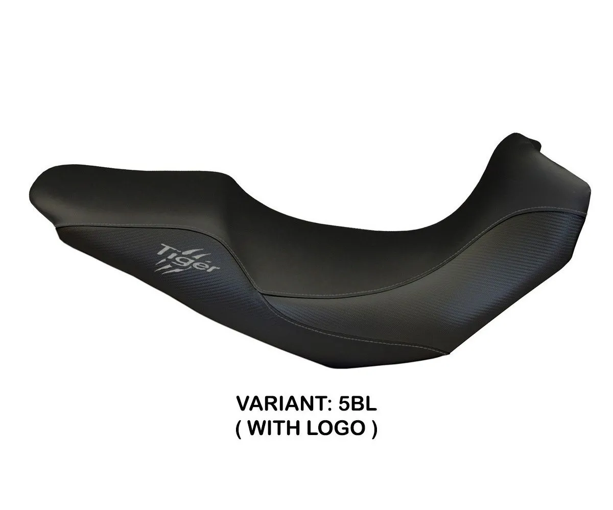 Rivestimento Sella Avellino 2 Nero (bl) T.i. Per Triumph Tiger 1050 2007 > 2013-TT10A2-5BL-1-280530