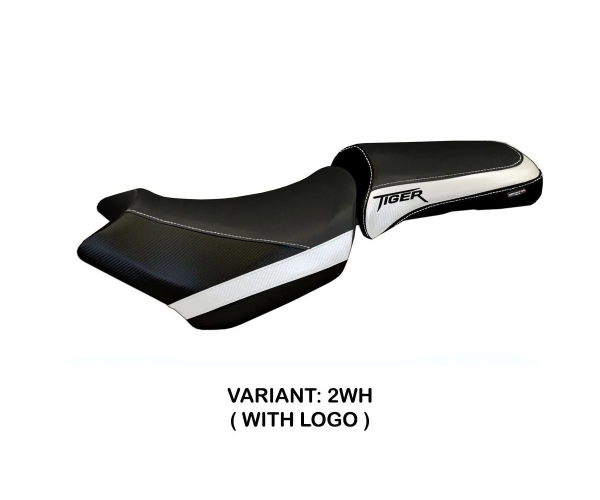 Rivestimento Sella Venezia 1 Bianco (wh) T.i. Per Triumph Tiger 1200 2018 > 2021-TT1EV1-2WH-3-280556