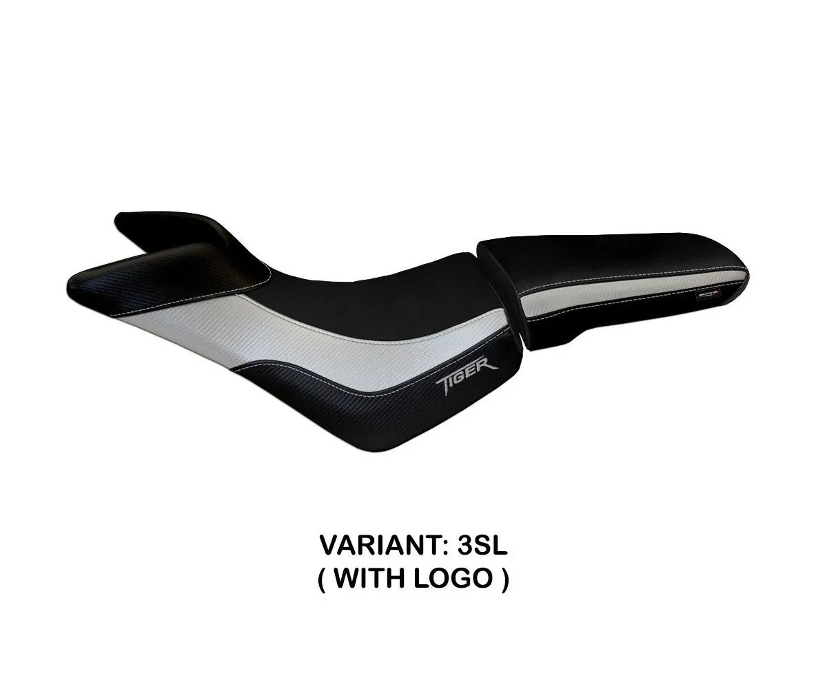 Rivestimento Sella Padova Argento (sl) T.i. Per Triumph Tiger 800 / Xc 2010 > 2020-TT8XCP-3SL-1-280580