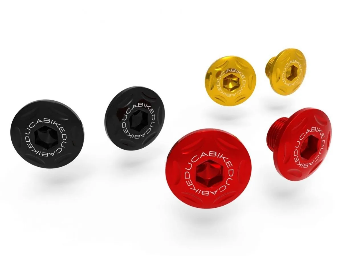 Kit Tappi Telaio Centrale (forcellone) Ducabike Dbk Ttf07a Rosso Per Ducati Multistrada V4/s 2021 > 2024-TTF07A-283683