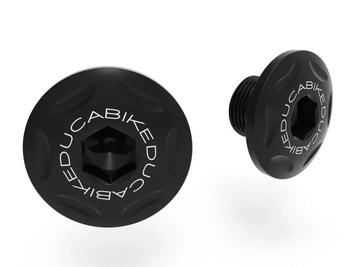 Kit Tappi Telaio Centrale (forcellone) Ducabike Dbk Ttf07d Nero Per Ducati Multistrada V4/s 2021 > 2024-TTF07D-283682