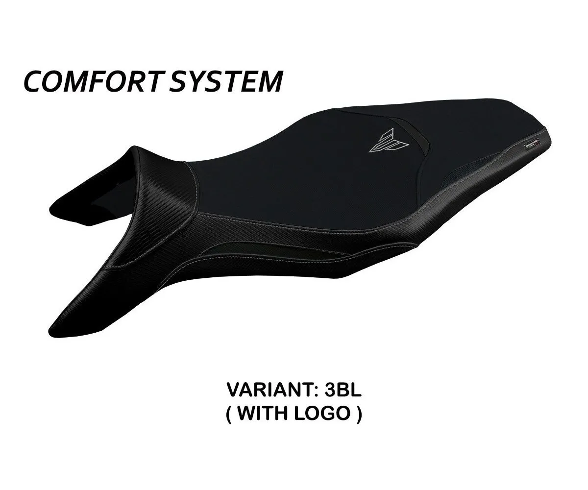 Rivestimento Sella Asha Comfort System Nero (bl) T.i. Per Yamaha Mt-09 2013 > 2025-YMT9AC-3BL-1-280783
