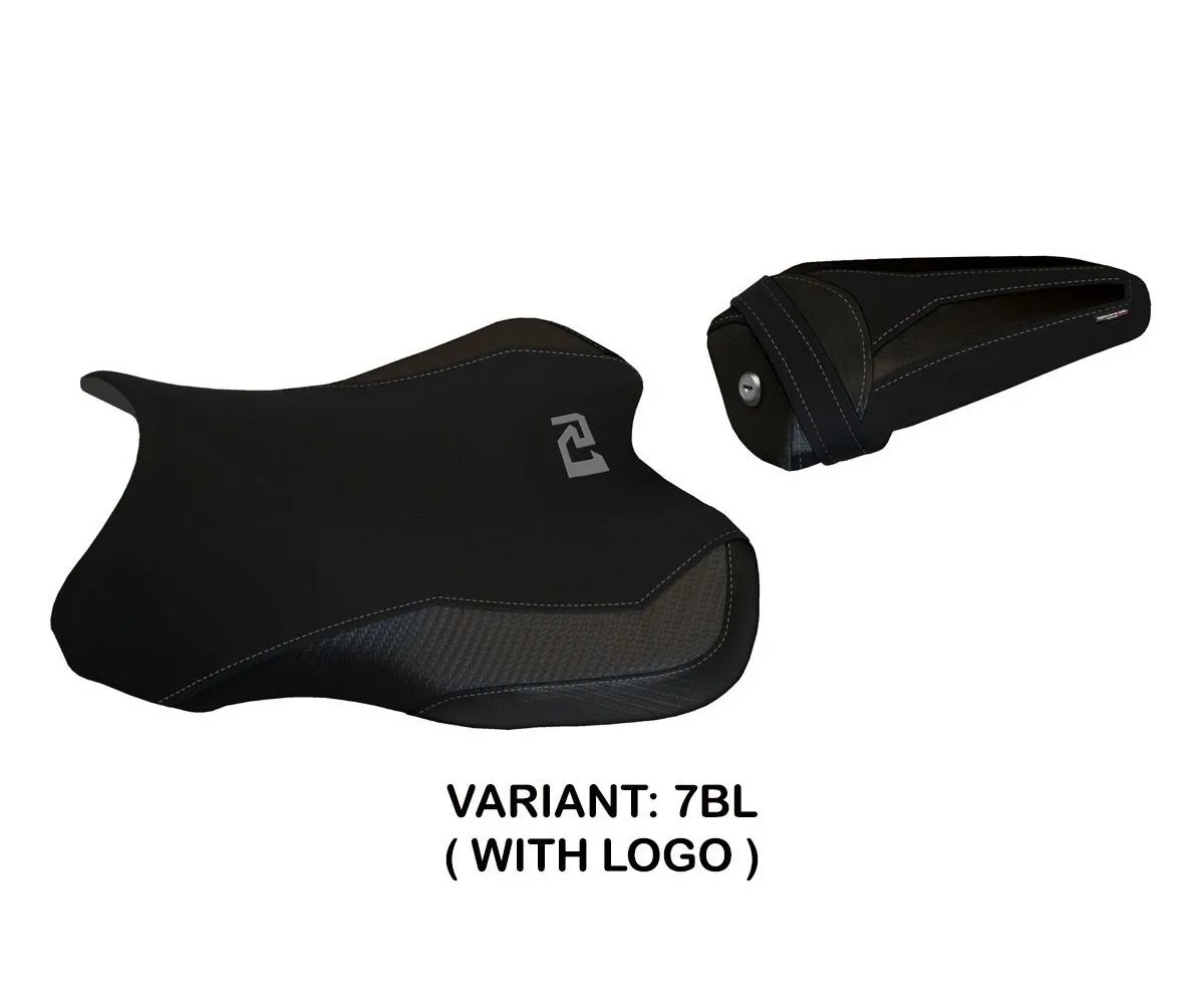 Rivestimento Sella Bilbao 2 Nero (bl) T.i. Per Yamaha R1 2015 > 2022-YR118B2-7BL-3-281041