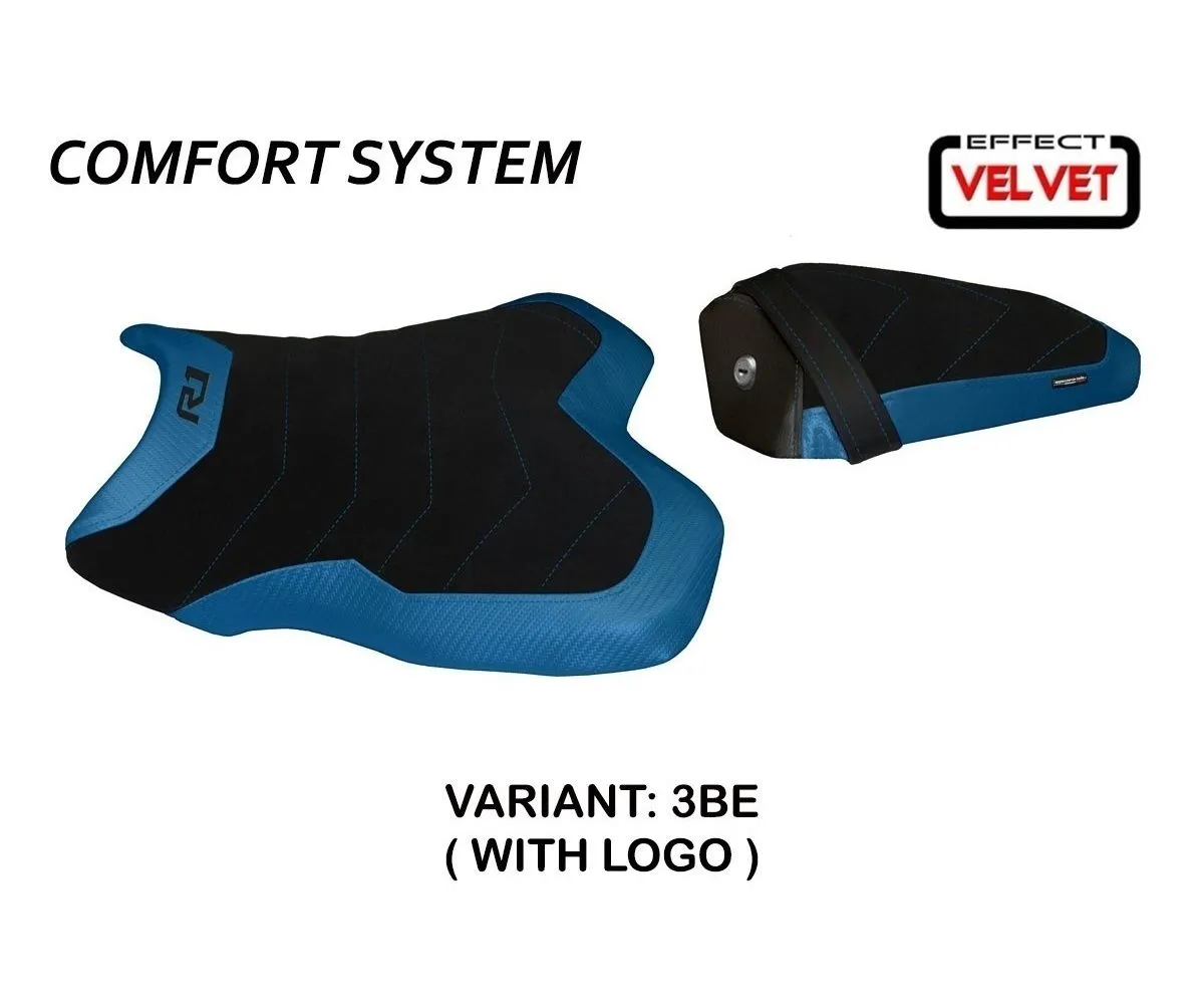 Rivestimento Sella Cordova 1 Velvet Comfort System Blu (be) T.i. Per Yamaha R1 2015 > 2022-YR118C1V-3BE-3-281047