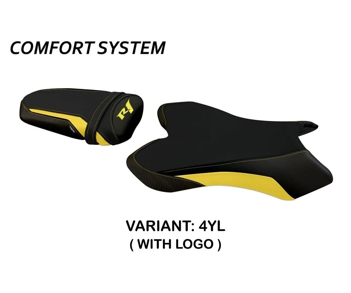 Rivestimento Sella Biel Comfort System Giallo (yl) T.i. Per Yamaha R1 2004 > 2006-YR146B1-4YL-2-280923