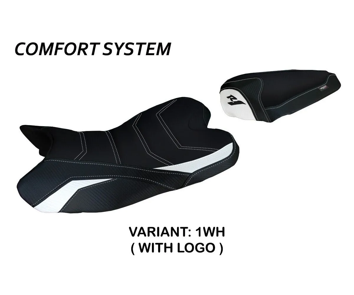 Rivestimento Sella Araxa Comfort System Bianco (wh) T.i. Per Yamaha R1 2009 > 2014-YR1914A-1WH-1-281001