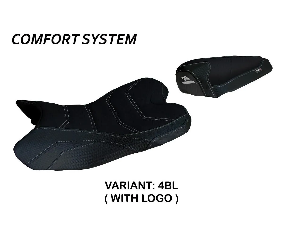 Rivestimento Sella Araxa Comfort System Nero (bl) T.i. Per Yamaha R1 2009 > 2014-YR1914A-4BL-1-281007