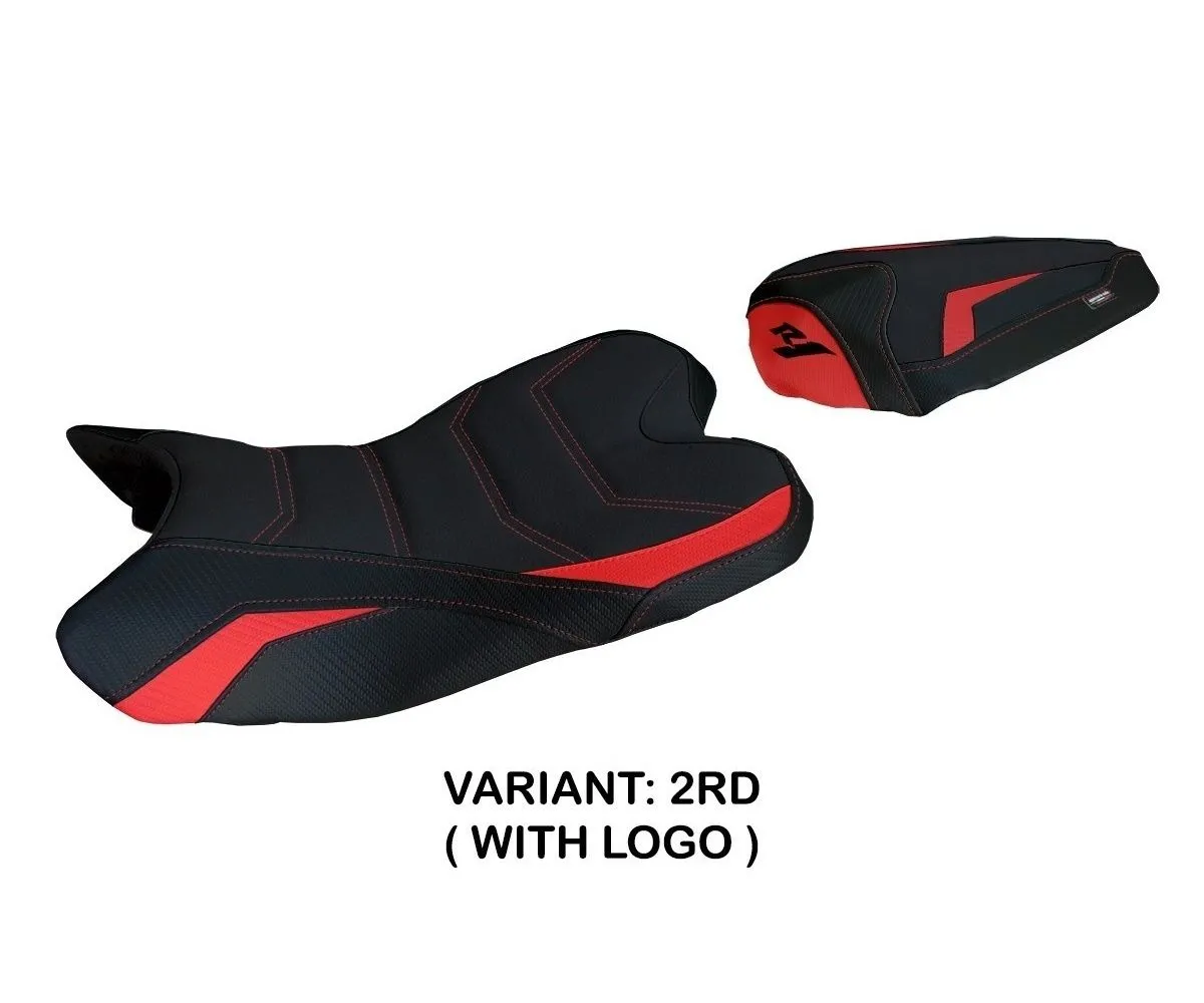 Rivestimento Sella Balsas Ultragrip Rosso (rd) T.i. Per Yamaha R1 2009 > 2014-YR1914B-2RD-1-281019
