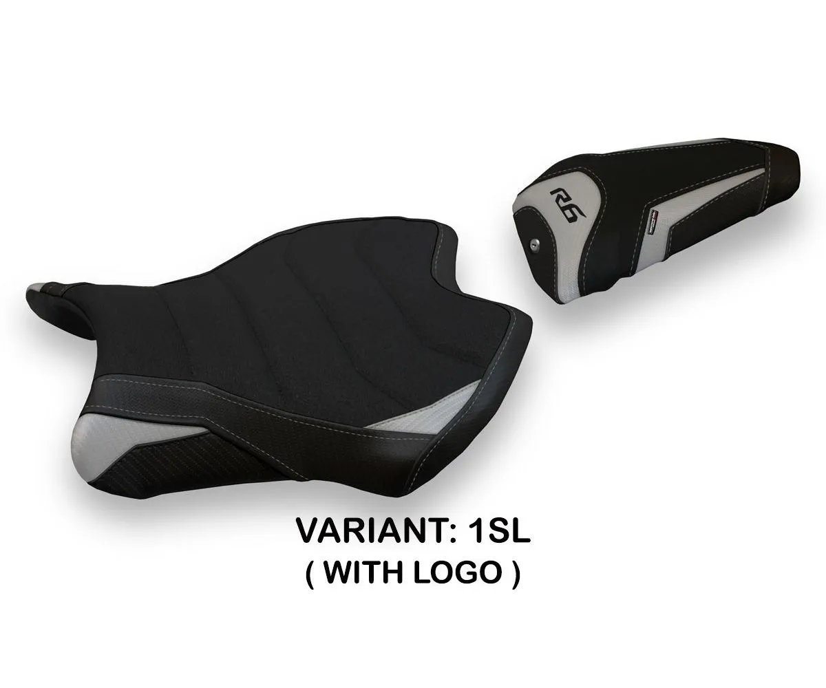 Rivestimento Sella Helsinki 1 Ultragrip Argento (sl) T.i. Per Yamaha R6 2017 > 2021-YR679H1-1SL-2-281135