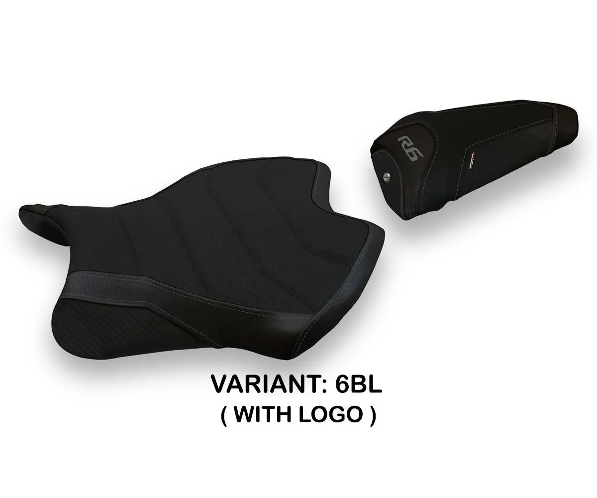Rivestimento Sella Helsinki 1 Ultragrip Nero (bl) T.i. Per Yamaha R6 2017 > 2021-YR679H1-6BL-2-281139
