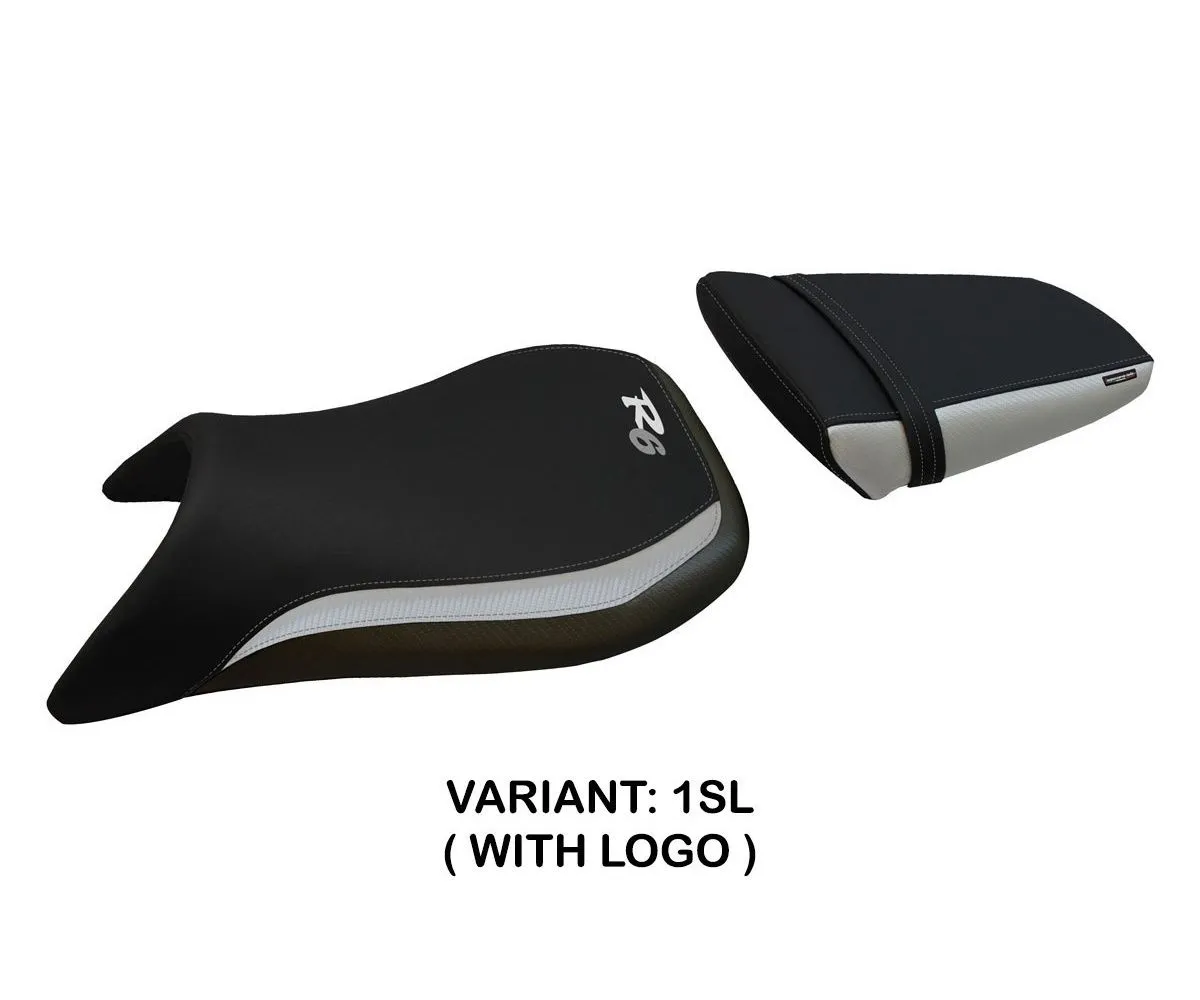 Rivestimento Sella Glasgow 2 Argento (sl) T.i. Per Yamaha R6 1999 > 2002-YR692G2-1SL-3-281145