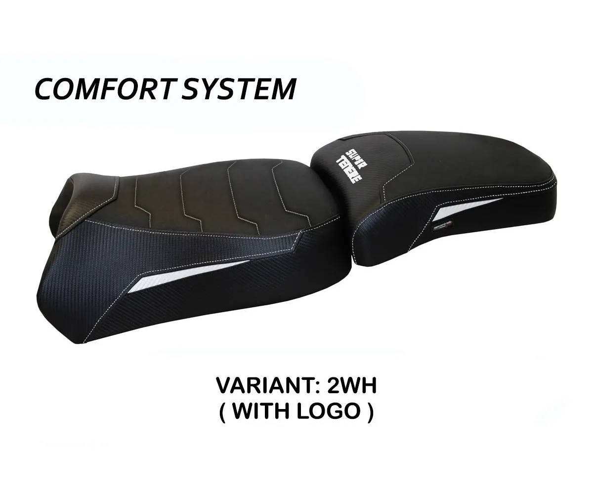 Rivestimento Sella Maui Comfort System Bianco (wh) T.i. Per Yamaha Super Tenere 1200 2010 > 2020-YST12MC-2WH-3-281169