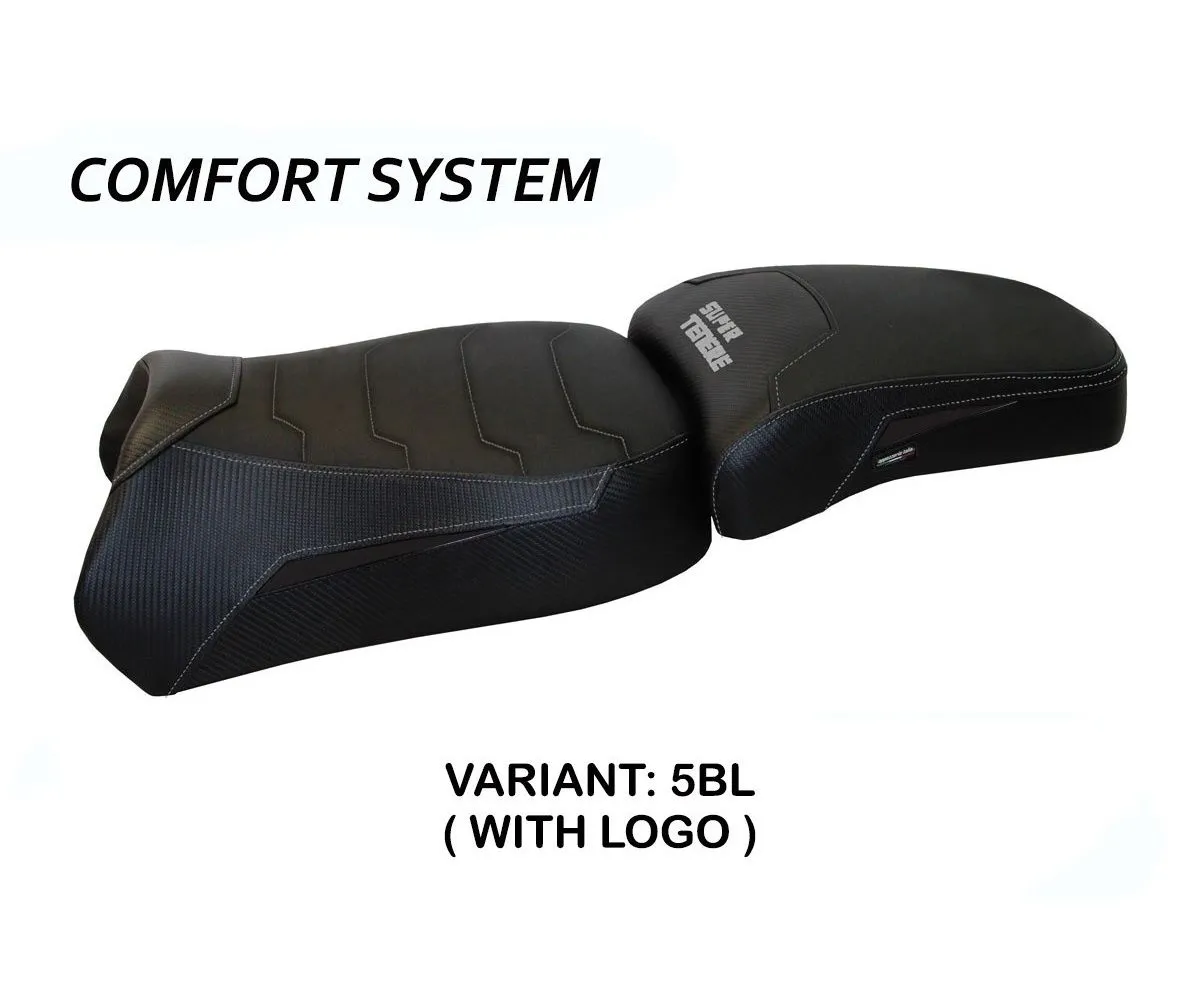 Rivestimento Sella Maui Comfort System Nero (bl) T.i. Per Yamaha Super Tenere 1200 2010 > 2020-YST12MC-5BL-3-281173