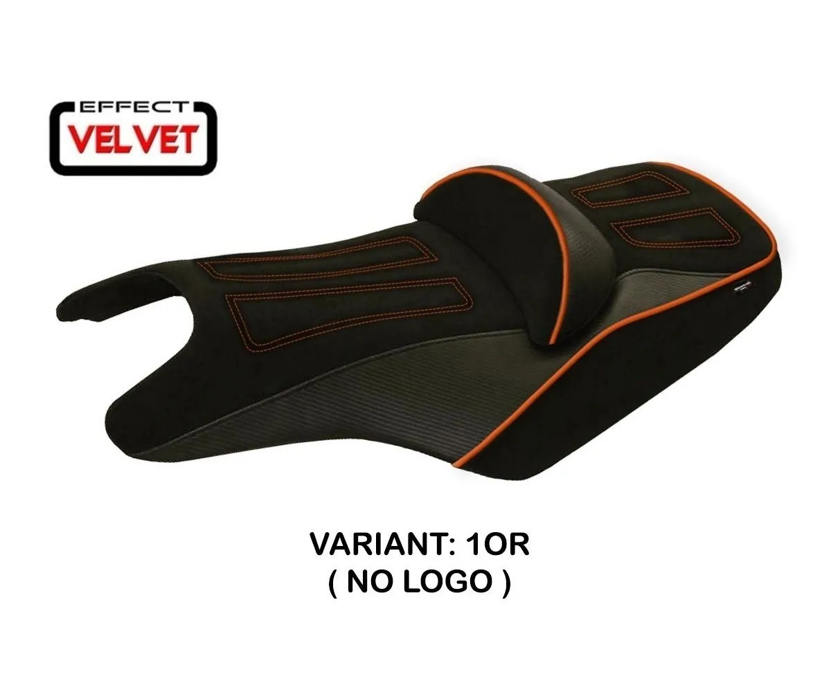 Rivestimento Sella Aloi 1 Velvet Arancio (or) T.i. Per Yamaha T-max 530 2008 > 2016-YT586A1-1OR-3-281265