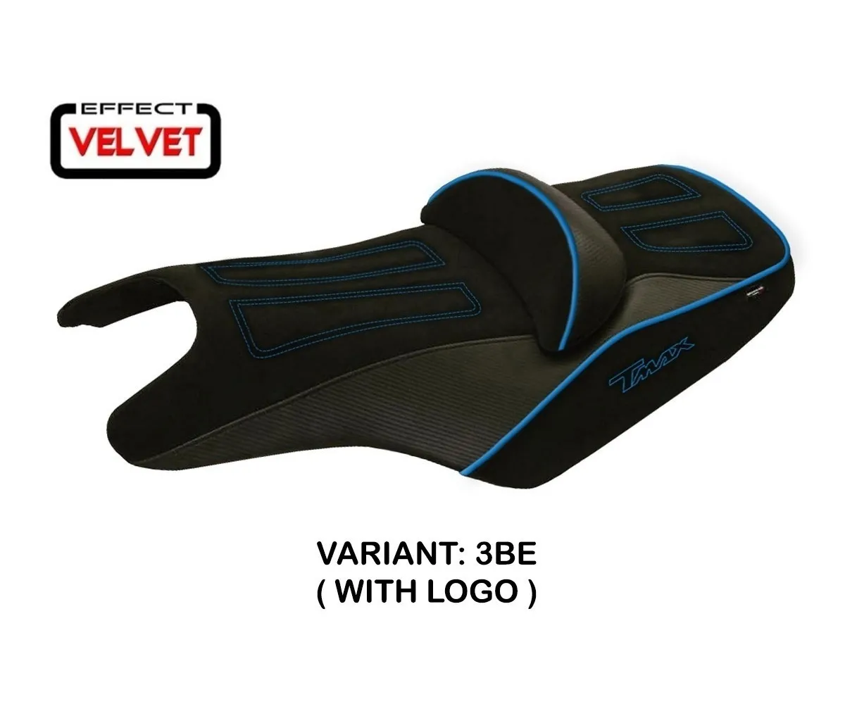Rivestimento Sella Aloi 1 Velvet Blu (be) T.i. Per Yamaha T-max 500 2008 > 2016-YT586A1-3BE-2-281230