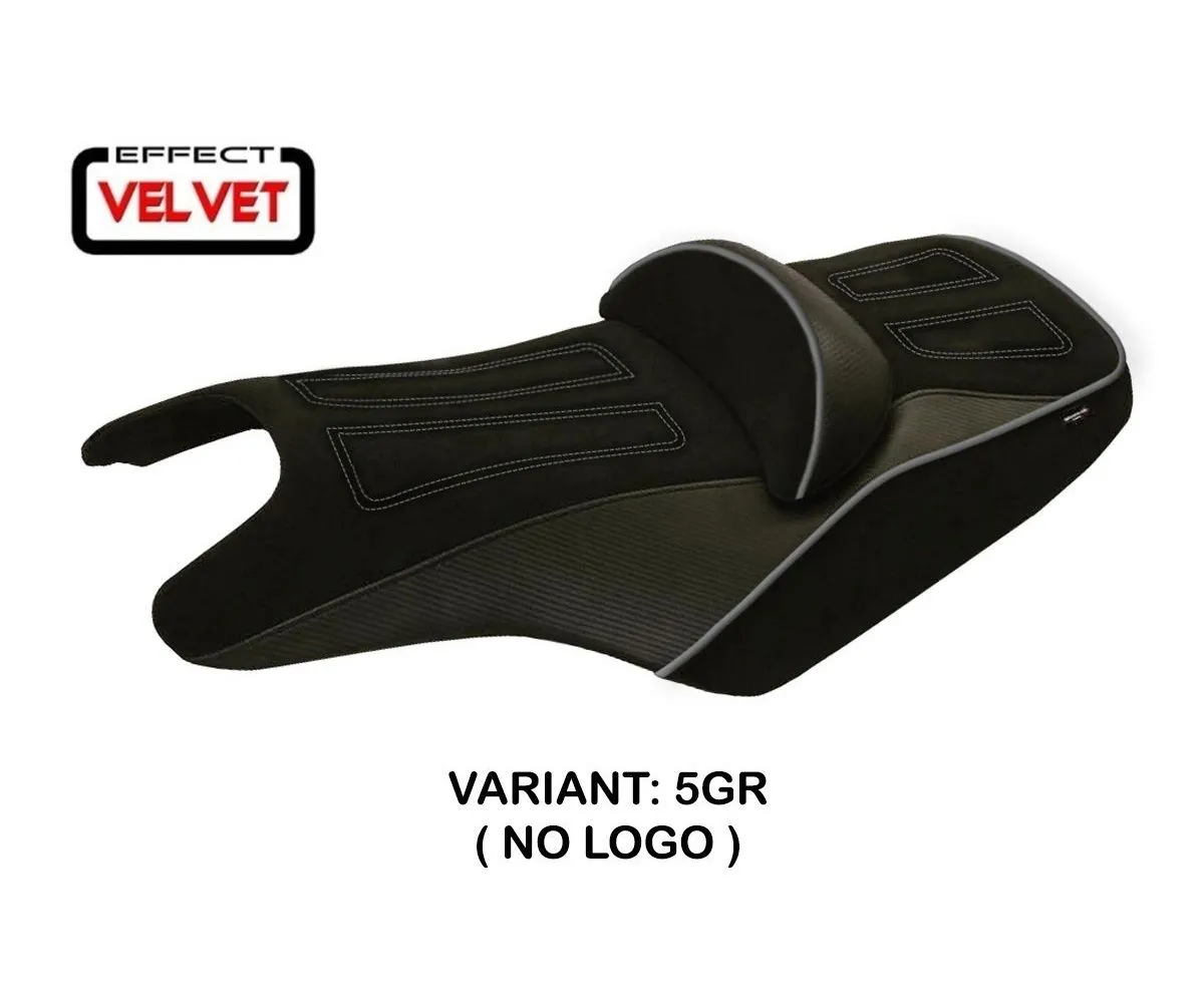 Rivestimento Sella Aloi 1 Velvet Grigio (gr) T.i. Per Yamaha T-max 530 2008 > 2016-YT586A1-5GR-3-281273