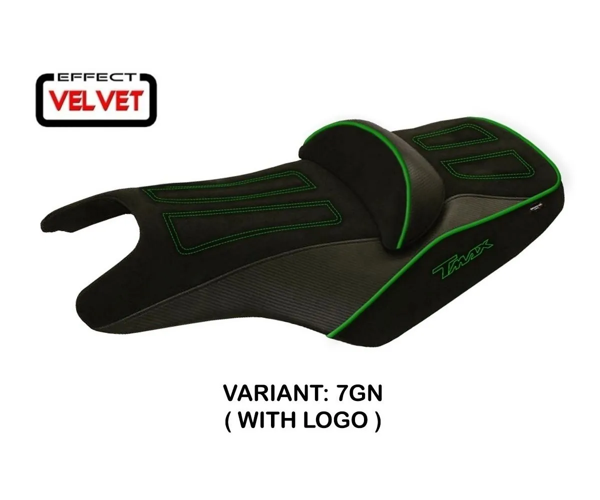 Rivestimento Sella Aloi 1 Velvet Verde (gn) T.i. Per Yamaha T-max 500 2008 > 2016-YT586A1-7GN-2-281238