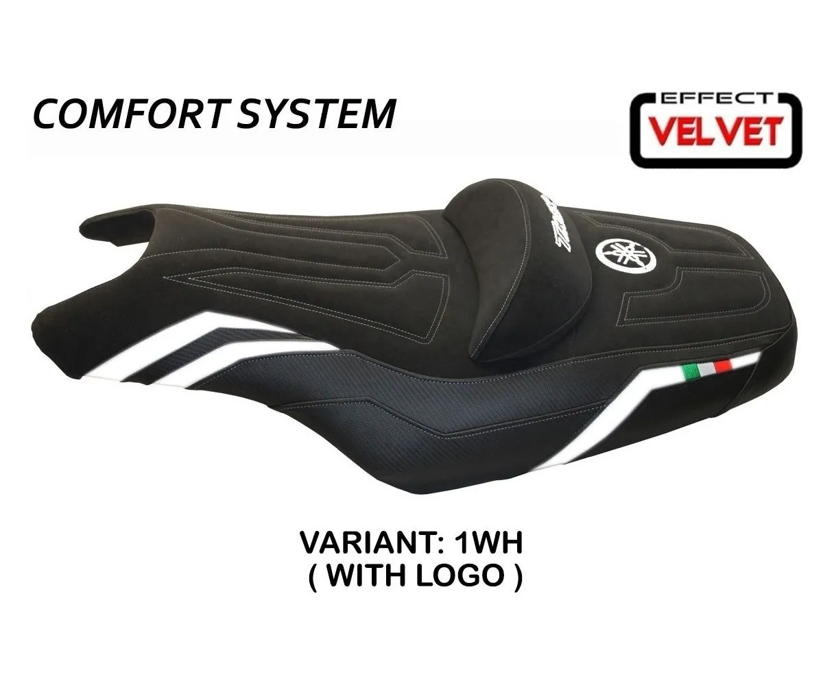 Rivestimento Sella I Love Italy Comfort System Bianco (wh) T.i. Per Yamaha T-max 500 2008 > 2016-YT586IC-1WH-1-281243