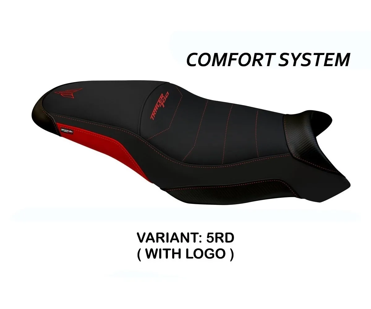Rivestimento Sella Darwin 2 Comfort System Rosso (rd) T.i. Per Yamaha Tracer 700 2016 > 2020-YT768D2C-5RD-1-281377