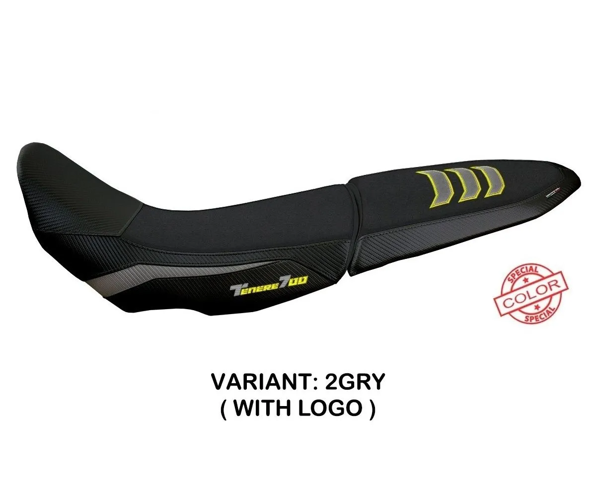 Rivestimento Sella Licata Ultragrip Grigio - Giallo (gry) T.i. Per Yamaha Tenere 700 (sella Doppia) 2019 > 2025-YT7DLU-2GRY-1-281186