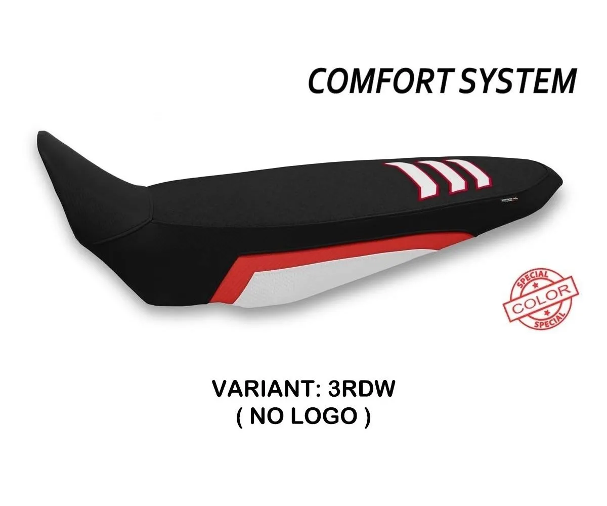 Rivestimento Sella Liddel Ultragrip Comfort System Rosso - Bianco (rdw) T.i. Per Yamaha Tenere 700 (sella Intera Unica) 2019 > 2025-YT7LUC-3RDW-2-281207