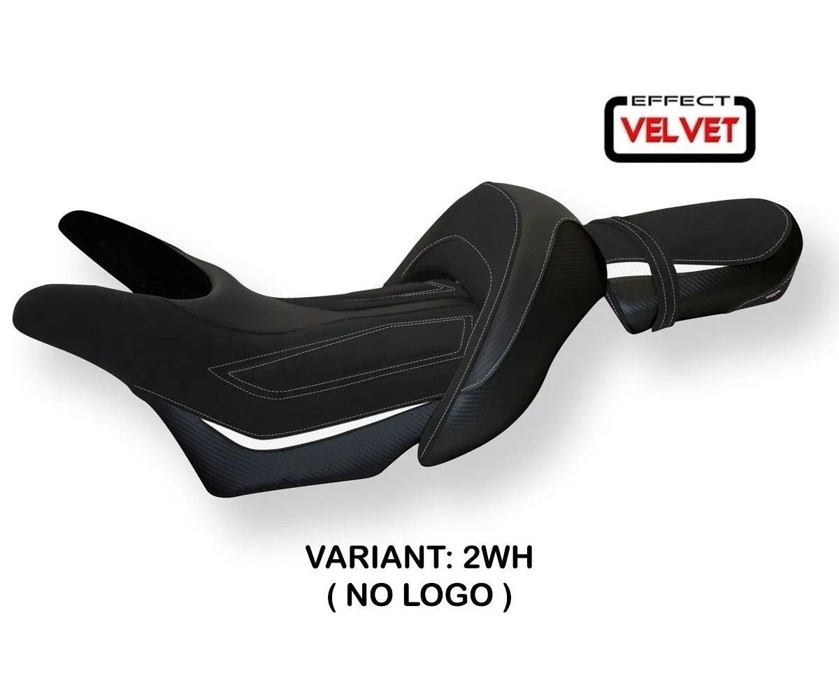 Rivestimento Sella Odessa Velvet Bianco (wh) T.i. Per Yamaha V-max 1700 2008 > 2017-YVM17O-2WH-2-281512