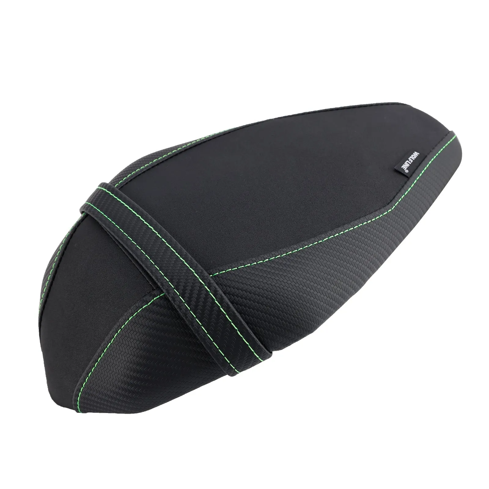 Coussin de siège passager arrière en polyuréthane avec coutures plates en G pour Kawasaki ZX-10R/RR 2021-2023