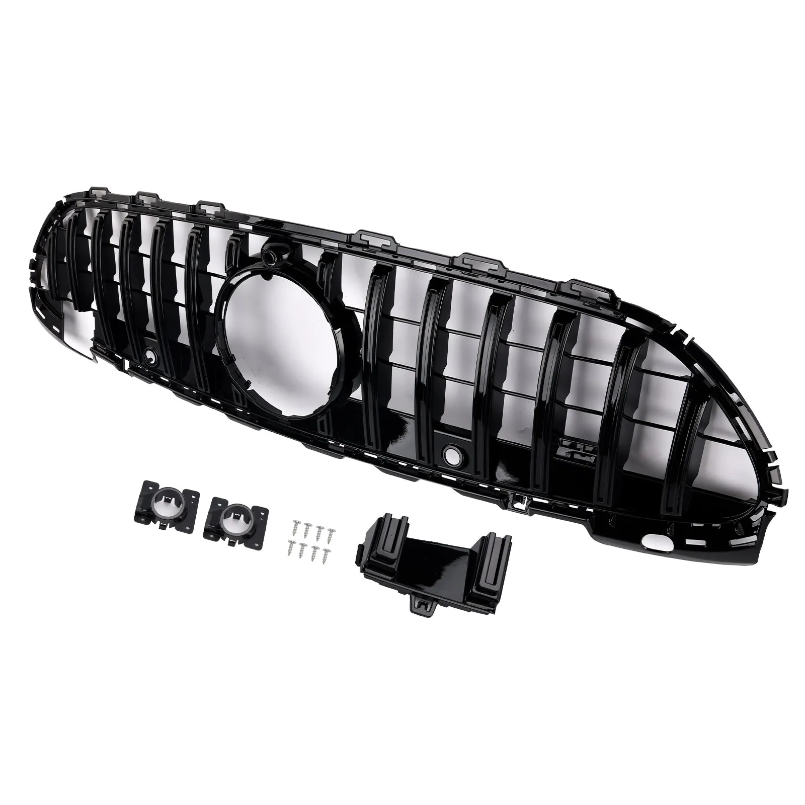 Grille de pare-chocs avant style GTR pour Mercedes Benz W206 avec caméra 2022-2023